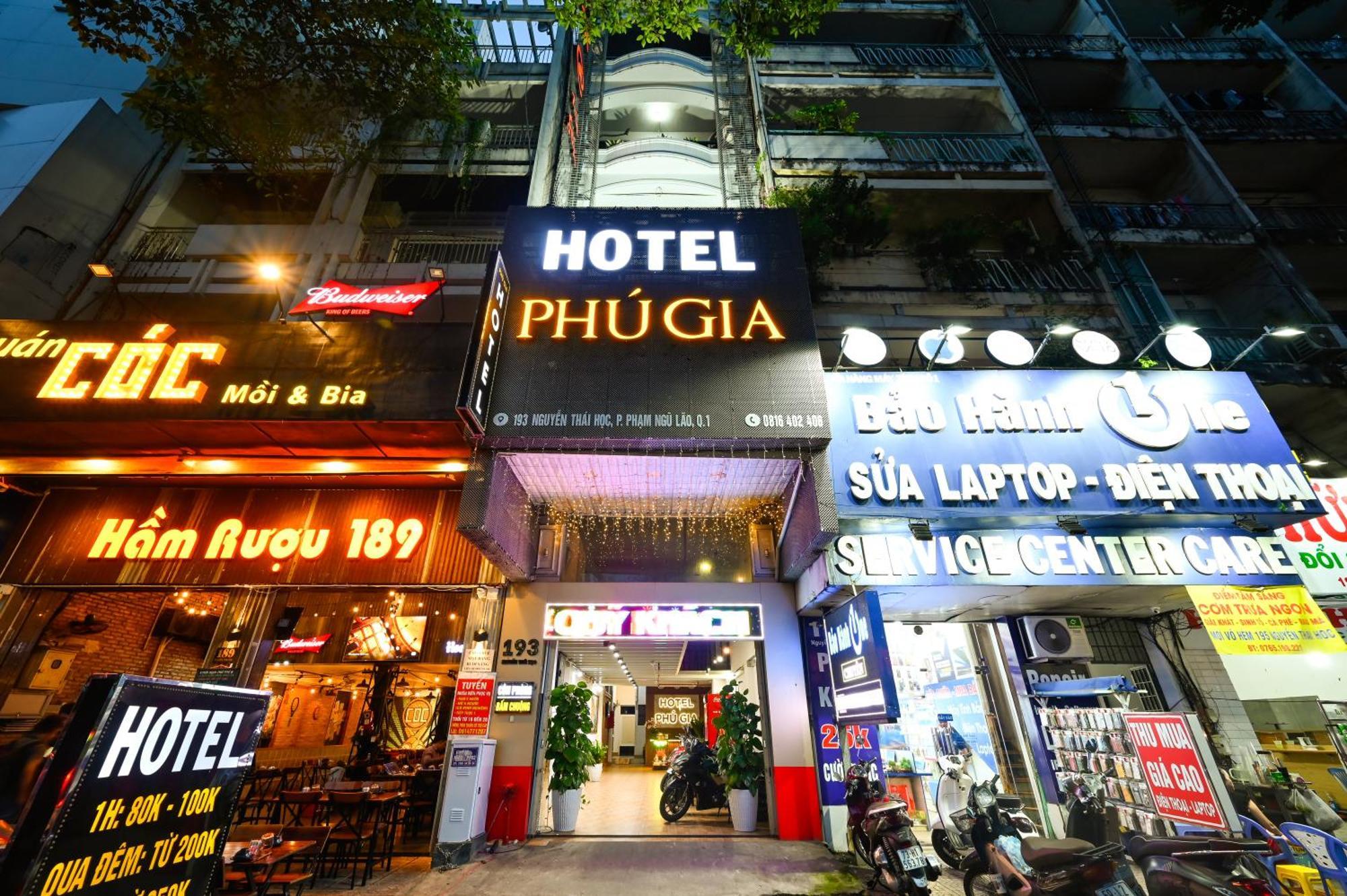 Phu Gia Hotel 193 Nguyen Thai Hoc Ho Chi Minh-stad Buitenkant foto